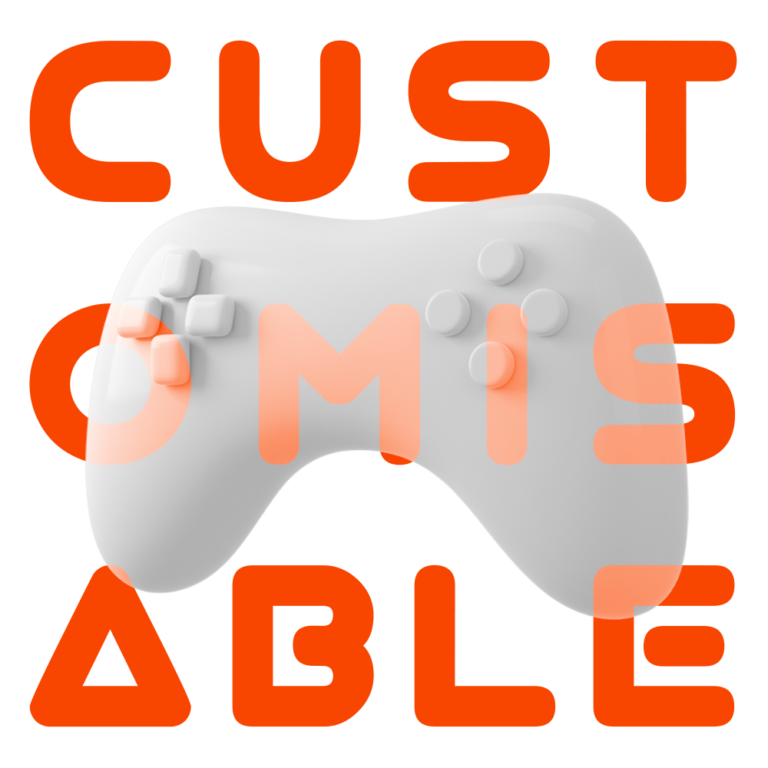customisable controllers with our games